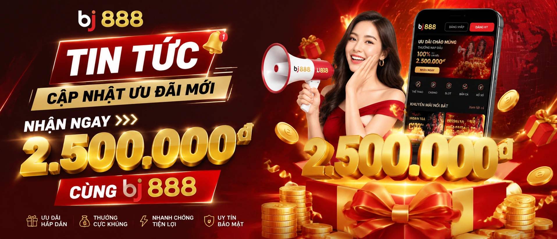 Nhịp khuyến mãi bj888